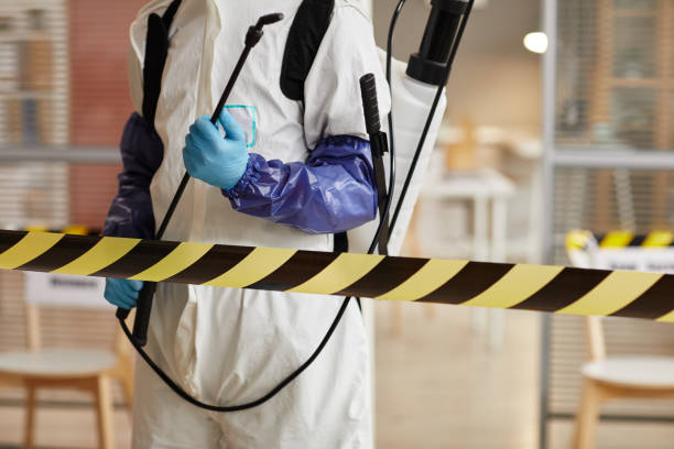 Professional Blood Cleanup technician working in Portage Des Sioux, MO